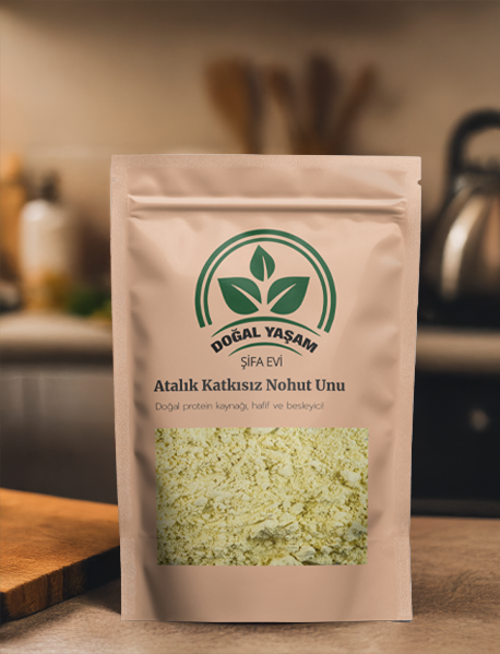 Atalık Katkısız Nohut Unu %100 doğal, taş değirmende öğütülmüş nohut unu, yüksek protein içeriği ve besleyici özellikleriyle sağlıklı tariflerinizin vazgeçilmezi! Atalık Katkısız Nohut Unu %100 doğal, taş değirmende öğütülmüş nohut unu, yüksek protein içeriği ve besleyici özellikleriyle sağlıklı tariflerinizin vazgeçilmezi!